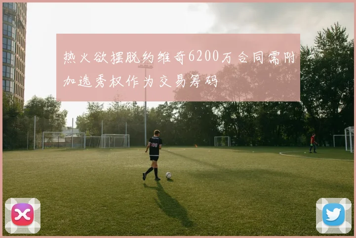 热火欲摆脱约维奇6200万合同需附加选秀权作为交易筹码
